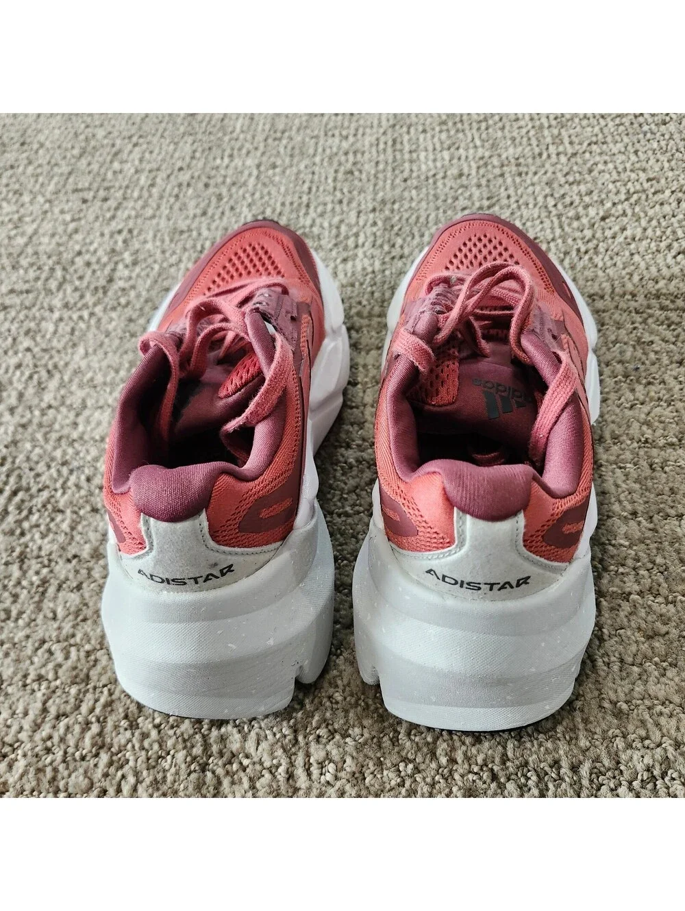 Adidas Adistar Running Shoes in Pink Size 6 Lace Up